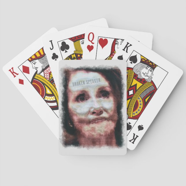 Baraja De Cartas Orador roto (Reverso)