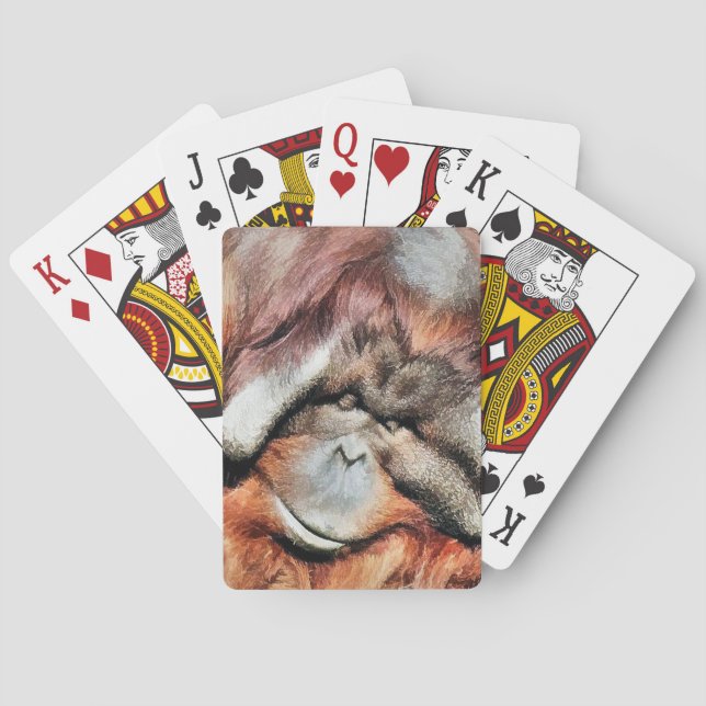 BARAJA DE CARTAS ORANGUTAN (Reverso)