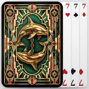 Baraja De Cartas Orca, Arte Deco Vida Silvestre