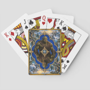 Baraja De Cartas Orco, Monstruo de Fantasía Gótica