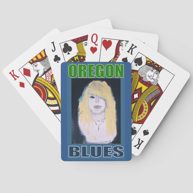 BARAJA DE CARTAS OREGON BLUES (Reverso)