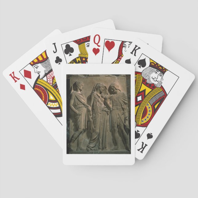 Baraja De Cartas Orfeo, Eurydice y Hermes (mármol) (Reverso)
