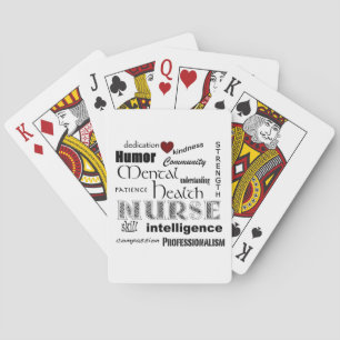 Baraja De Cartas Orgullo + atributos de enfermera de salud mental