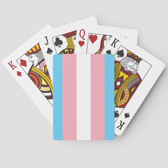 Baraja De Cartas Orgullo del transexual (Reverso)