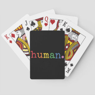 Baraja De Cartas Orgullo Humano LGBT Arcoíris Igualdad LGBTQ