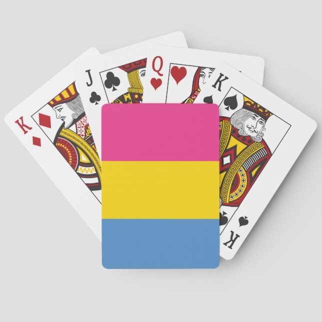 Baraja De Cartas Orgullo Pansexual (Reverso)