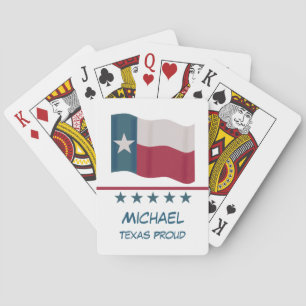 Baraja De Cartas Orgullo personalizado del nombre de la bandera de