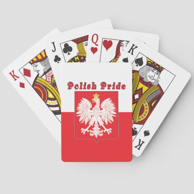 Baraja De Cartas Orgullo polaco Eagle (Reverso)
