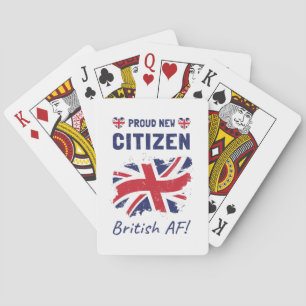 Baraja De Cartas Orgulloso nuevo ciudadano británico, ceremonia de 