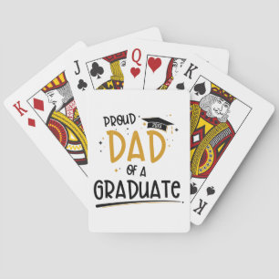 Baraja De Cartas Orgulloso padre de un graduado