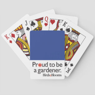 Baraja De Cartas Orgulloso ser un jardinero