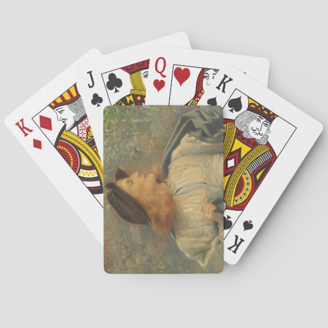 Baraja De Cartas Orlando (Beautiful Young Man) (por E.R. Hughes) (Reverso)