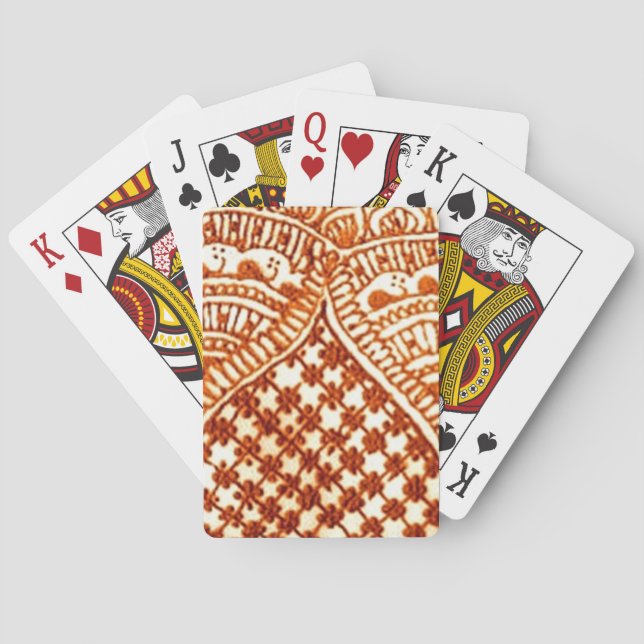 Baraja De Cartas ornamento antiguo (Reverso)