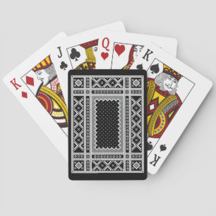 Baraja De Cartas Ornamentos noruegos del punto del estilo