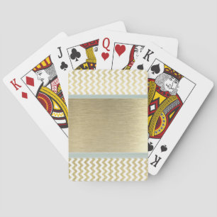 Baraja De Cartas Oro atractivo adorable del galón