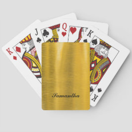 Baraja De Cartas Oro clásico personalizado