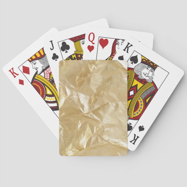 Baraja De Cartas Oro Glam  (Reverso)
