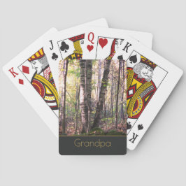 Baraja De Cartas Oro gris y bircos blancos