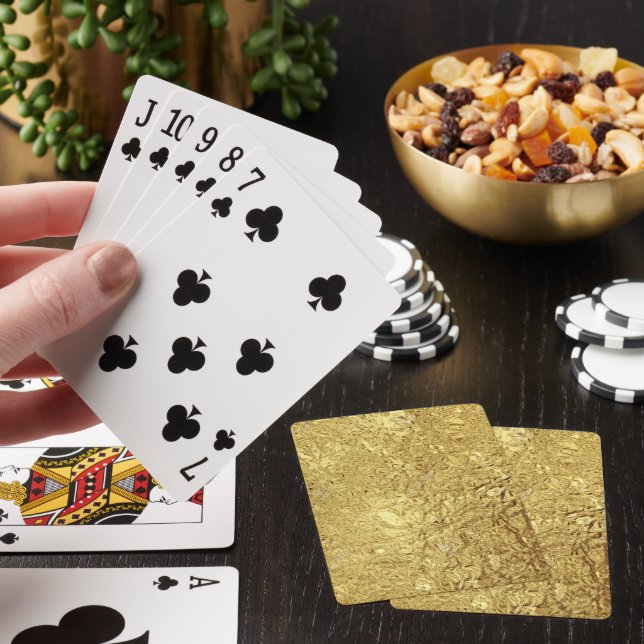 Baraja De Cartas Oro metálico (In Situ)