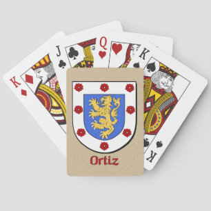 Baraja De Cartas Ortiz Heraldic Shield