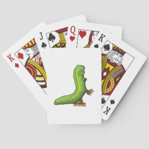 Baraja De Cartas Oruga como patinador en línea con patines en línea