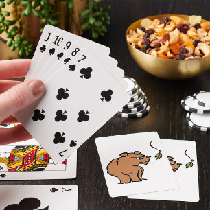 Baraja De Cartas Oso de otoño