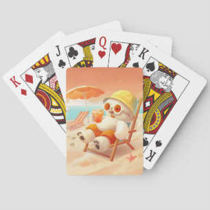 Baraja De Cartas Oso de playa de verano