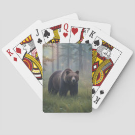Baraja De Cartas Oso en un bosque mágico