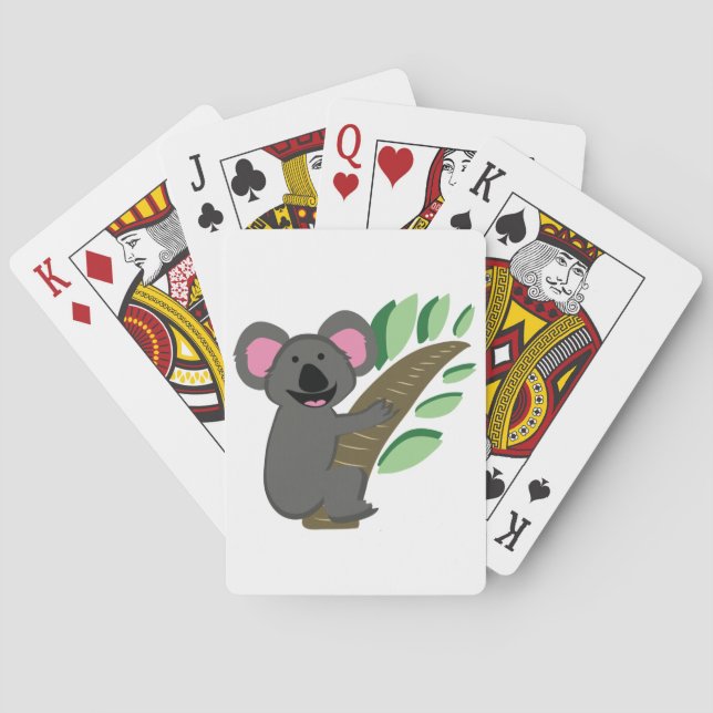 Baraja De Cartas Oso Koala (Reverso)
