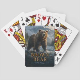 Baraja De Cartas Oso Pardo Río de Alaska ANIMALES