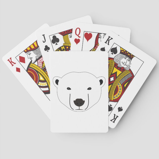 Baraja De Cartas Oso polar (Reverso)