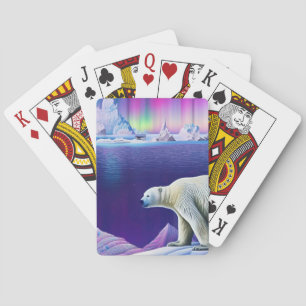 Baraja De Cartas Oso Polar sobre Hielo