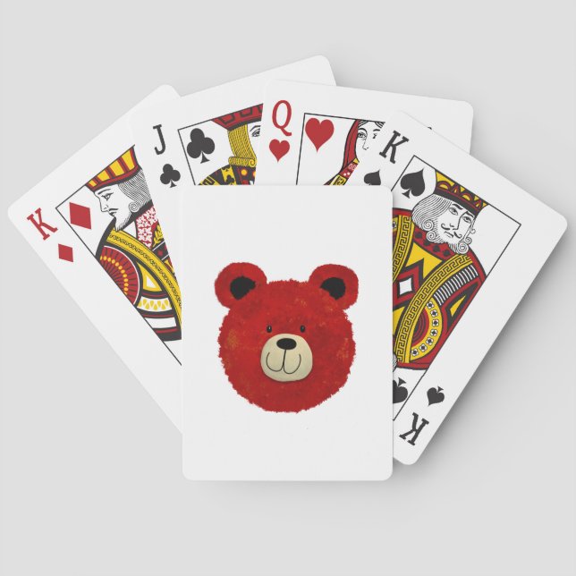 Baraja De Cartas Oso Rojo (Reverso)