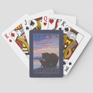Baraja De Cartas Oso y Cub - Sitka, Alaska