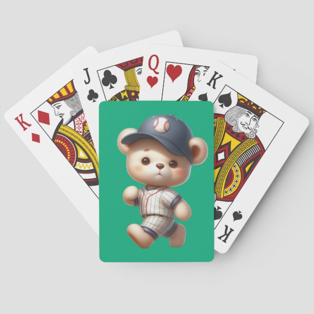 Baraja De Cartas Osos de béisbol 1 (Reverso)