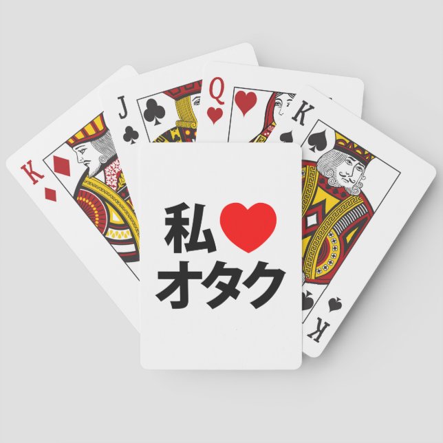 Baraja De Cartas Otaku ~ Geek japonés (Reverso)