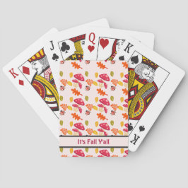 Baraja De Cartas Otoño