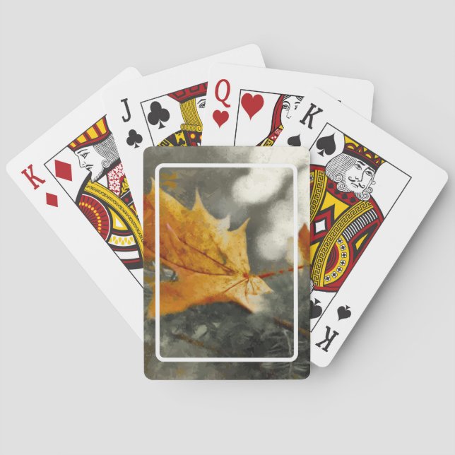 Baraja De Cartas Otoño (Reverso)