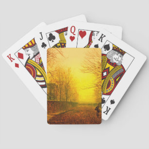 Baraja De Cartas Otoño Dorado John Atkinson Grimshaw