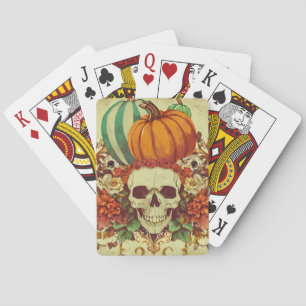 Baraja De Cartas Otoño/otoño/Halloween/calabaza/esqueleto
