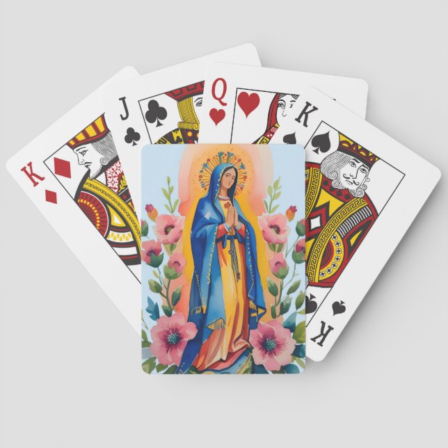 Baraja De Cartas Our Lady of Guadalupe  (Reverso)