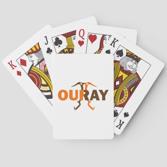 Baraja De Cartas Ouray Colorado (Reverso)
