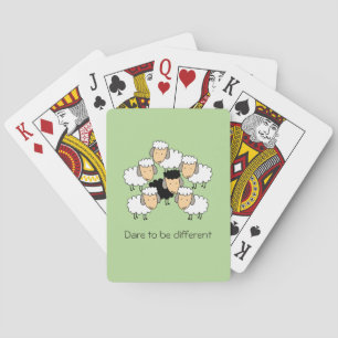 Baraja De Cartas Oveja Negra Atrévete a Ser Diferente