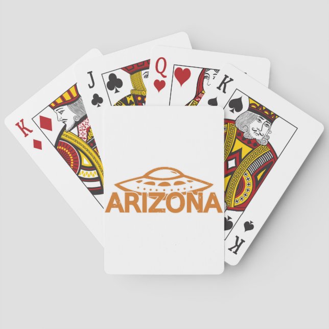 Baraja De Cartas OVNI de Arizona (Reverso)