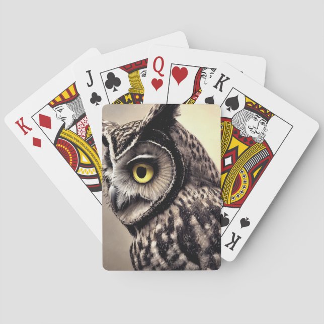 Baraja De Cartas Owl  (Reverso)