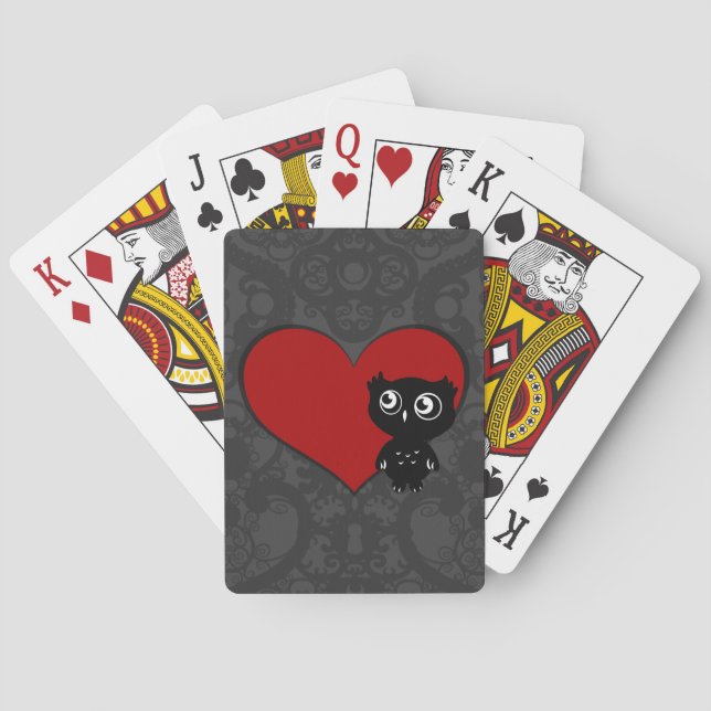 Baraja De Cartas Owl Love III (Reverso)