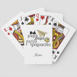 Baraja De Cartas pá, papá, papi, papito, papacito