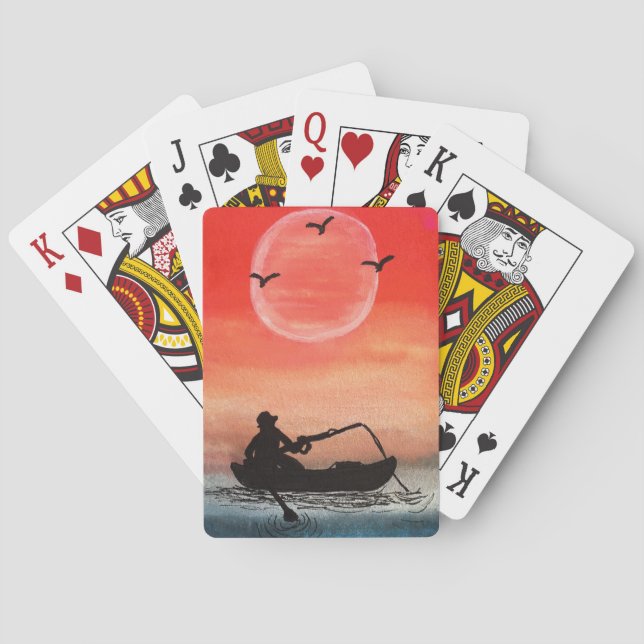 Baraja De Cartas Paciencia y soledad (Reverso)