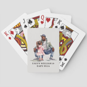 Baraja De Cartas Padre negro y bono de hija