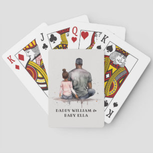 Baraja De Cartas Padre negro y bonos de la hija (4)